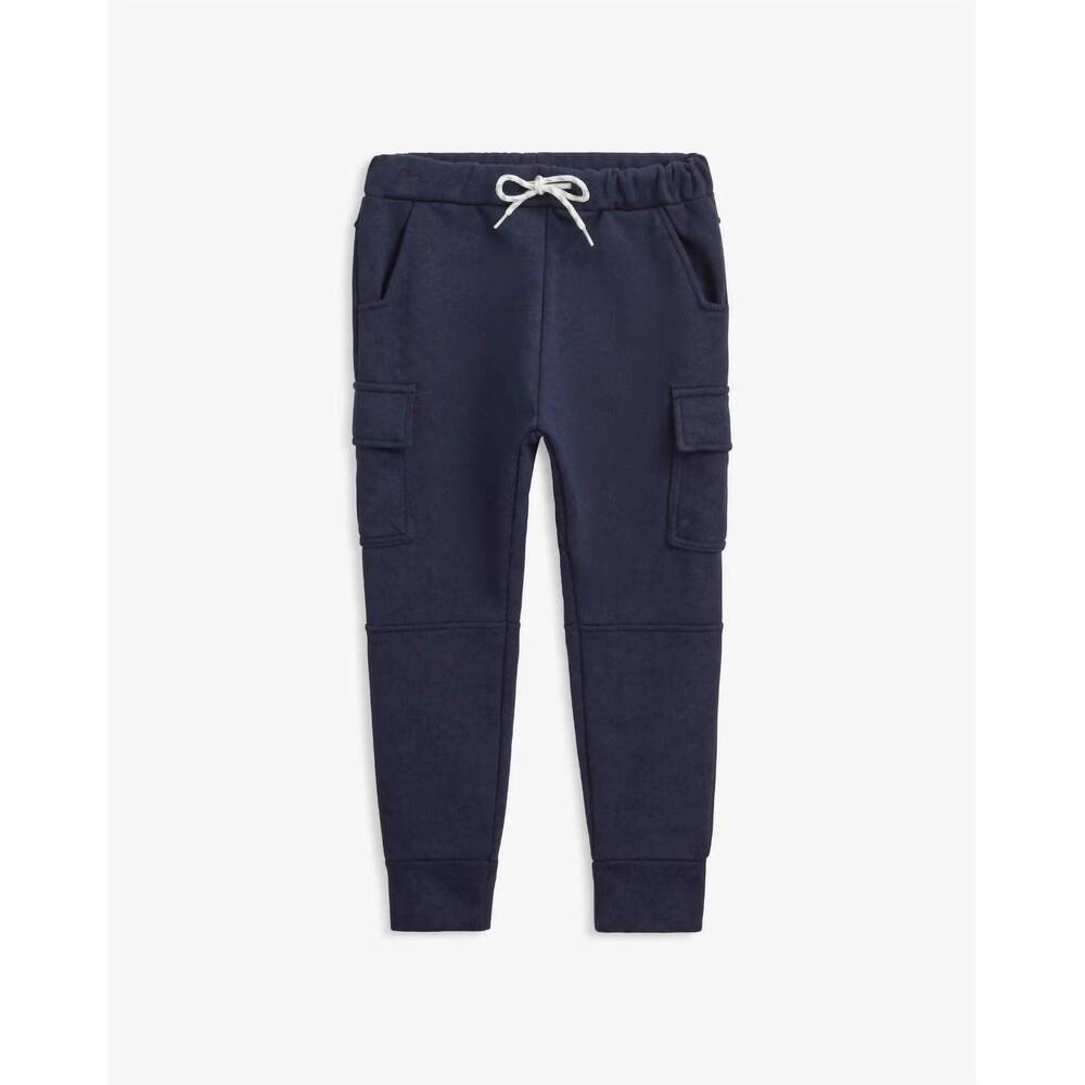 NEW APPAMAN boy's empire sweatpants in navy